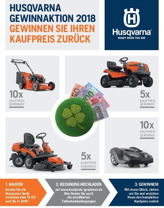 Husqvarna Gewinnaktion 2018