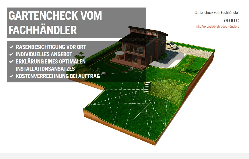 Gartencheck für den optimalen Rasenroboter.