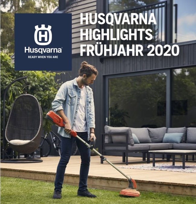 Husqvarna Aktion verlängert bis 31.05.2020