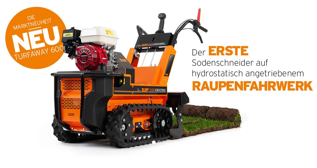 Neu im Programm – Eliet Turf Away 600 Sodenschneider