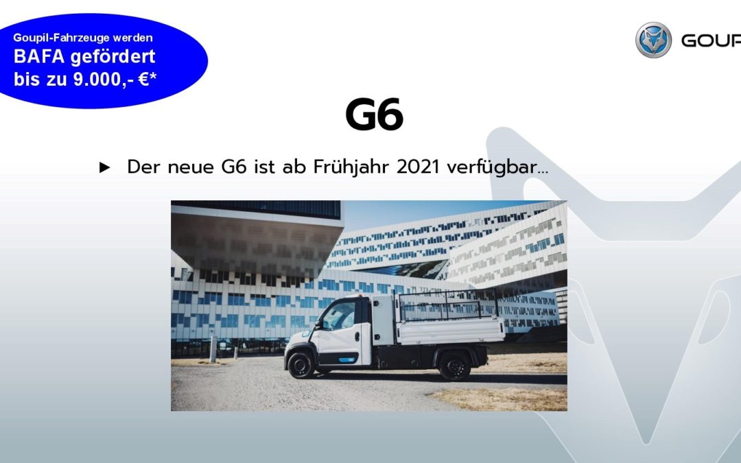Goupil Elektrofahrzeug G6 ab Frühjahr 2021 verfügbar