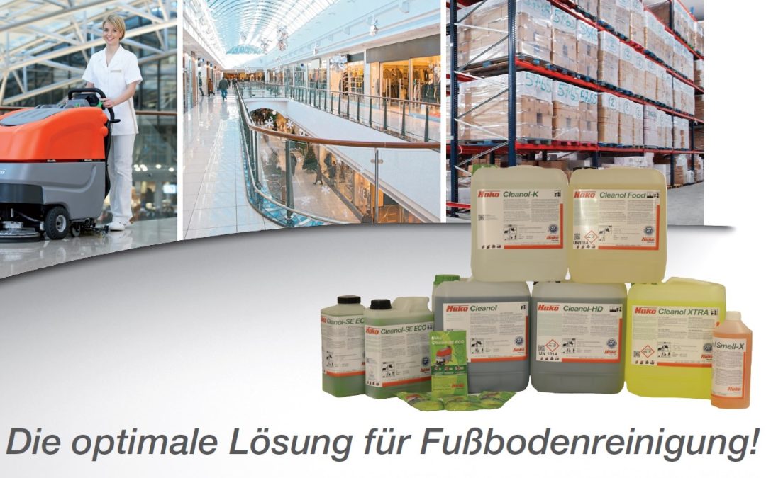 Reinungsmittel für Ihre Scheuersaugmaschine