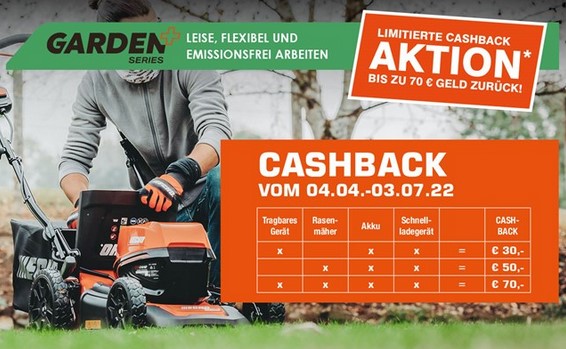 NEU: Echo Akku Garden Plus Serie – Jetzt Cashback!!