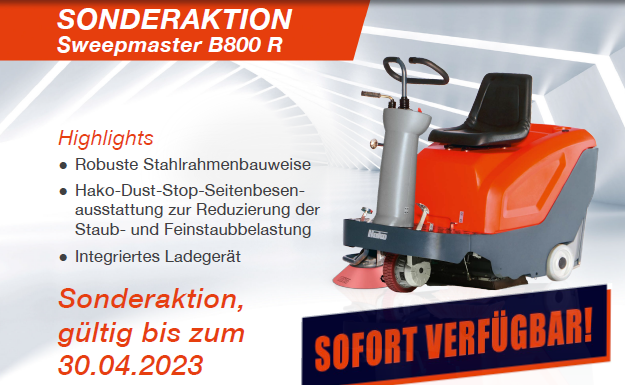 Sonderaktion Sweepmaster B800R